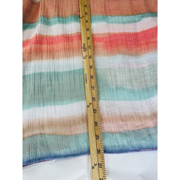 Zac & Rachel Woman 3X Pastel Colorful Bell Sleeve Blouse Peasant Boho Whimsy - Picture 12 of 12